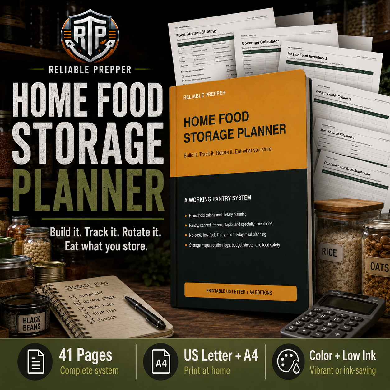 Home Food Storage Planner