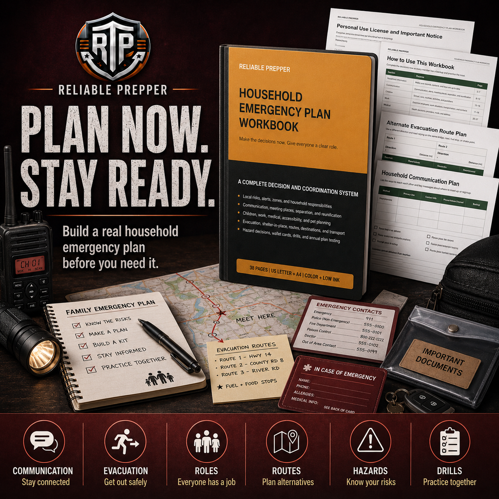 Household Emergency Plan Workbook