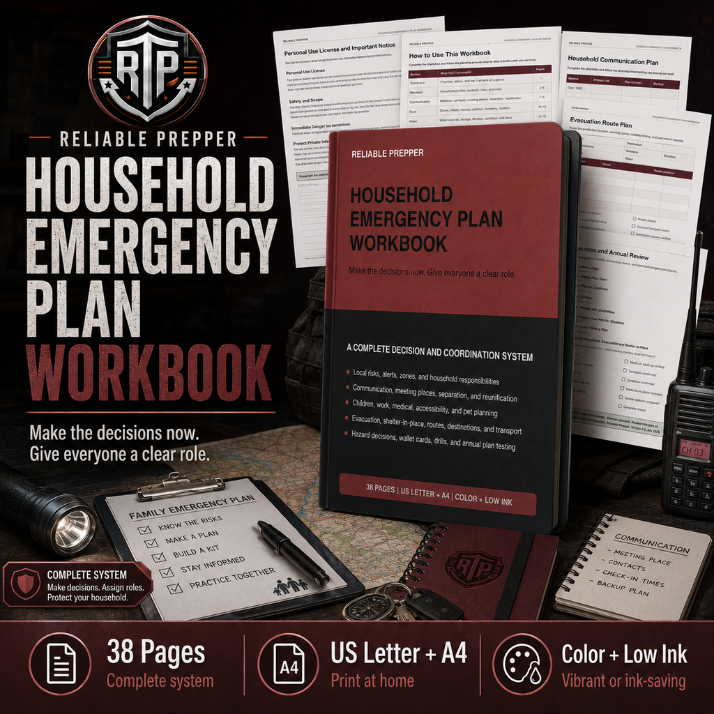 Household Emergency Plan Workbook