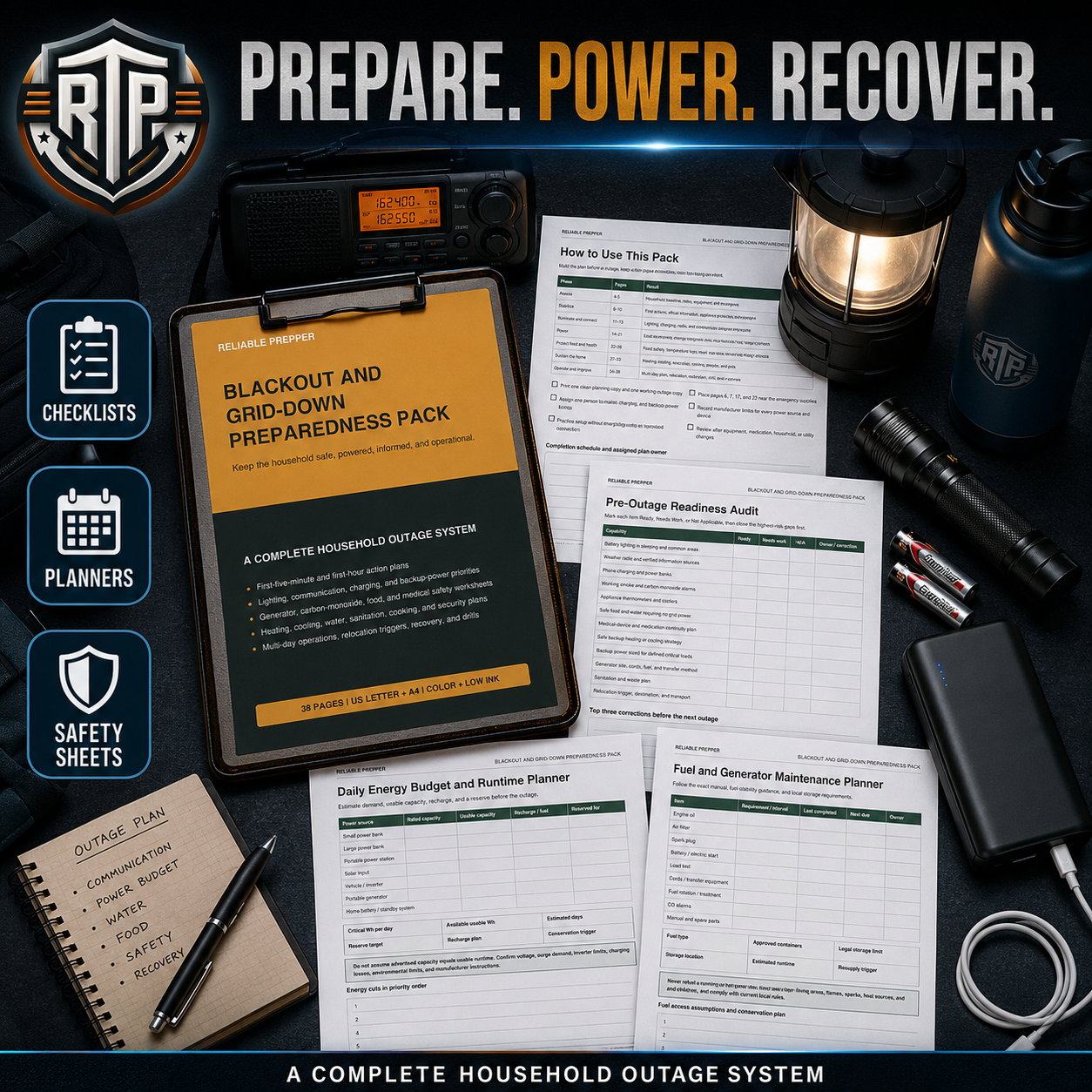 Blackout and Grid-Down Preparedness Pack