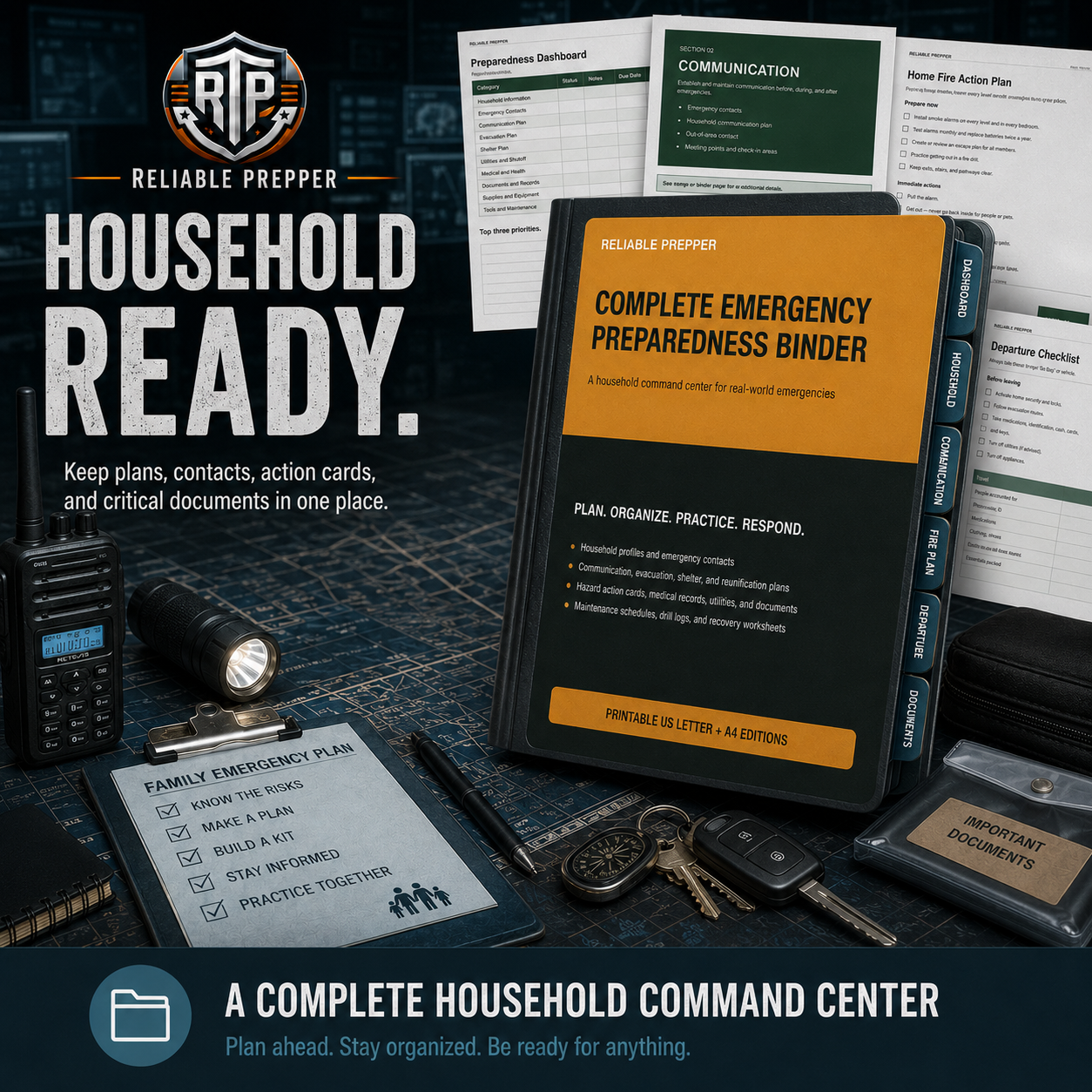 Complete Emergency Preparedness Binder