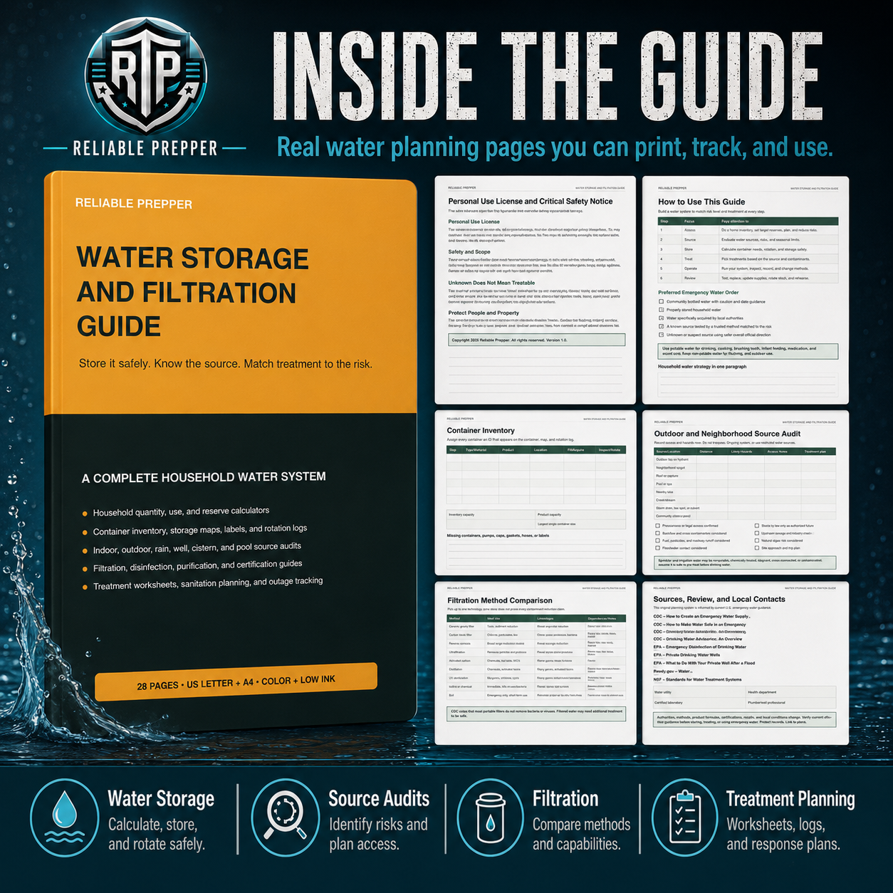 Water Storage and Filtration Guide