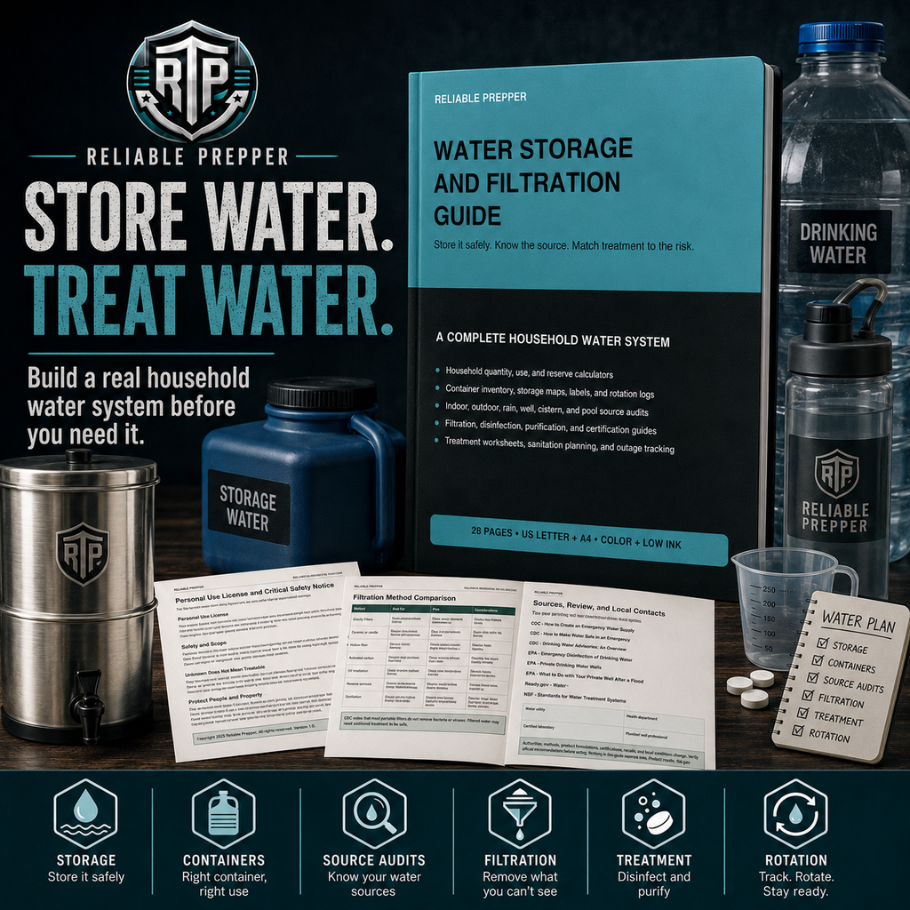 Water Storage and Filtration Guide